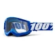 Motocross Goggles 100% Strata 2 - Yellow, Clear Plexi - Blue, Clear Plexi