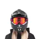 Motokrosové brýle RedBull Spect Whip, červené matné, plexi červené zrcadlové
