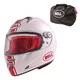 Moto přilba BELL M5X Daytona White Red - XL (61-62)