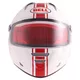 Moto prilba BELL M5X Daytona White Red - XL (61-62)