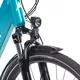 Miejski rower elektryczny Levit Musca Urban MX Lowstep 630 28" - Turquoise pearl