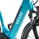 Miejski rower elektryczny Levit Musca Urban MX Lowstep 630 28" - Turquoise pearl