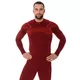 Men’s Long-Sleeved T-Shirt Brubeck Thermo - Burgundy