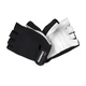 Fitness rukavice MadMax Basic - L - bielo-čierna