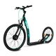 E-Scooter Mamibike EASY w/ Quick Charger - White-Turquoise - Black-Turqouise