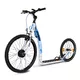 Mamibike EASY Elektroroller mit Schnellladegerät 2020 - weiß-türkis - weiß-blau