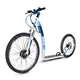 E-Scooter Mamibike MOUNTAIN w/ Quick Charger - Black-Blue - White-Blue