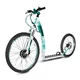 E-Scooter Mamibike MOUNTAIN w/ Quick Charger - Black-Blue - White-Turquoise