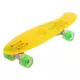 Pennyboard Maronad Retro Transparent W/ Light Up Wheels - Blue