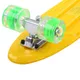 Penny board Maronad Retro mit leuchtenden Rädern - weiß