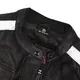 W-TEC NF-1173 Damen Motorrad Lederjacke - schwarz-weiß