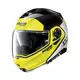 Motorcycle Helmet Nolan N100-5 Plus Distinctive N-Com P/J - Glossy Black-Fluo - Glossy Black-Fluo