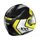 Moto prilba Nolan N100-5 Plus Distinctive N-Com P/J - Glossy Black-Fluo