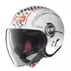 Nolan N21 Visor Getaway Motorradhelm - Metal White-Red, XS (53-54) - Metal White-Red