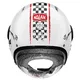 Nolan N21 Visor Getaway Motorradhelm - Metal White-Red