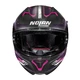 Nolan N87 Carnival N-Com Motorradhelm - Flat Black-Purple