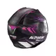 Moto helma Nolan N87 Carnival N-Com - rozbaleno - Flat Black-Purple