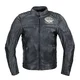 Мъжко кожено мото яке W-TEC Black Heart Wings Leather Jacket - M