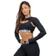 Long-Sleeved Bolero Top Nebbia TRUE HERO 257 - Black - Black