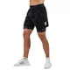 Men’s 2-in-1 Compression Shorts Nebbia PERFORMANCE 335 - Black