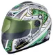 NENKI NK-828 Motorcycle Helmet - White-Green