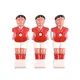 Spare Plastic Player for a Table Soccer Spartan Paili (bar diam. 13 mm) - Red