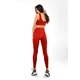 Női leggings Boco Wear Red Plain Push Up - piros