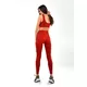 Damskie leginsy Boco Wear Red Plain Push Up