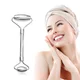Masážní kovový set Face roller a Gua Sha inSPORTline Comesta Set