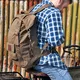 Hátizsák Oxford Heritage Backpack zöld khaki 30l