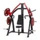 Incline Chest Press Machine Steelflex Plateload Line PSIP - Black-Red - Black-Red