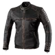 Leather Motorcycle Jacket Rebelhorn Hunter Pro CE - Vintage Black - Vintage Black