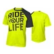 Enduro dres Kellys Ride Your Life krátky rukáv - oranžová - limetková