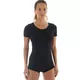 Women’s Short-Sleeved T-Shirt Brubeck Wool Comfort - Dark Jeans - Black