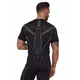 Pánské funkční triko Brubeck Dry s krátkým rukávem SS1466M - Black/Graphite