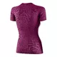 Women’s Short-Sleeved T-Shirt Brubeck 3D Run PRO - Fuchsia