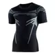 Brubeck Dry Herren-Kurzarm-T-Shirt - BLACK / GRAPHITE