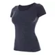 Women’s Short-Sleeved T-Shirt Brubeck Wool Comfort - Black