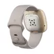 Chytré hodinky Fitbit Sense White/Soft Gold Stainless Steel