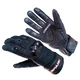 Leather Motorcycle Gloves Spark Short - Black - Black