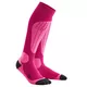 Women’s Compression Ski Socks CEP Thermo - Pink/Fluo Pink