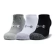 Unisex No-Show Socks Under Armour HeatGear Performance Tech – 3-Pack - White