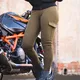 Dámské moto legíny Oxford Super Cargo khaki