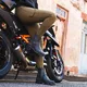 Dámske moto legíny Oxford Super Cargo khaki