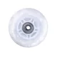 Light Up Inline Skate Wheel PU 72*24mm with ABEC 5 Bearings - White - White