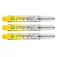 Dart Shaft Target Pro Grip Vision Yellow Intermediate – 3-Pack