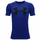 Boys’ T-Shirt Under Armour Tech Big Logo SS - Matcha Green - Blue