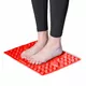 Foot Massage Mat inSPORTline Tilsipur 39 x 29 cm - Red - Red