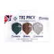 Dart Flights Harrows Carbon Tri Pack