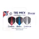 Darts toll készlet Harrows Retina Flight Tri Pack